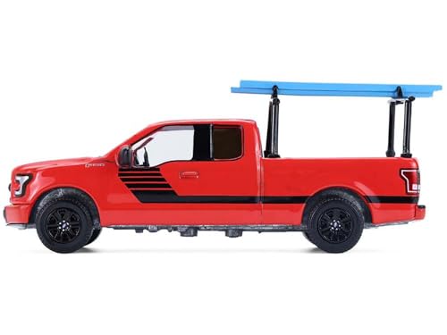 2015 F 150 Pickup Truck con escalera 1/64 coleccionable miniatura 2