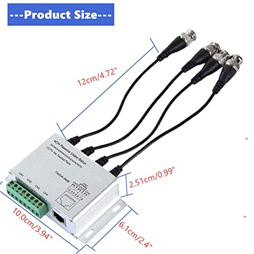 CTXSumTec 4 Channel 720P/1080P HD Passive Video Balun - Image 4