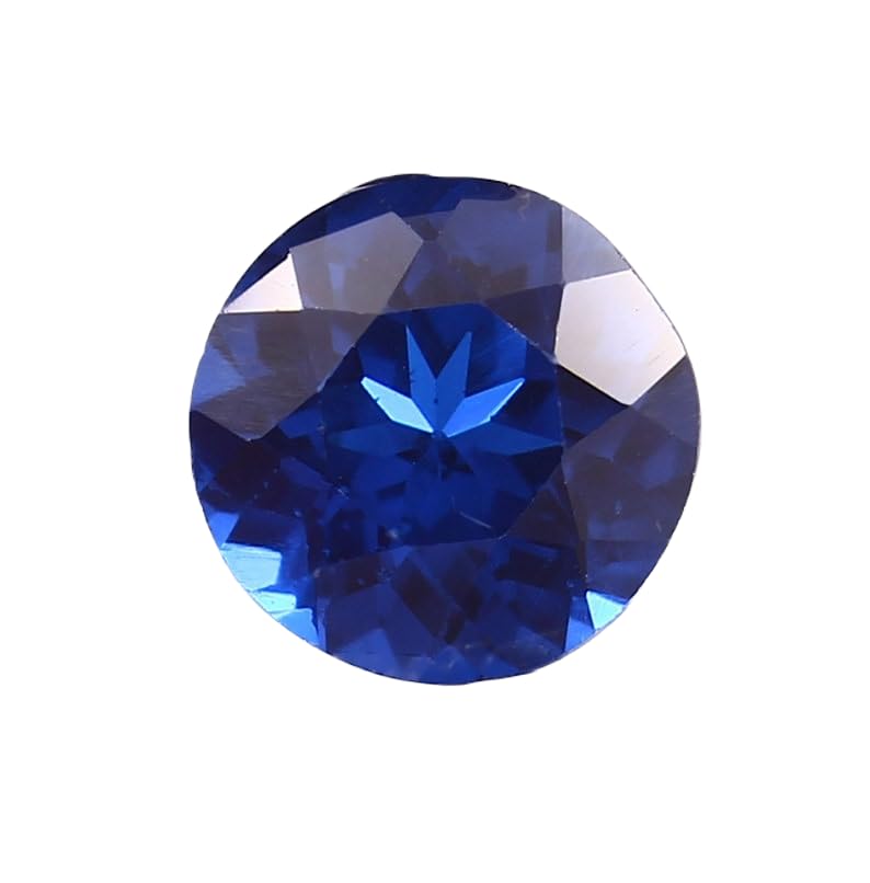 Saphir bleu naturel de 10 mm pour fabriquer vous-même un pendentif ou un collier personnalisé