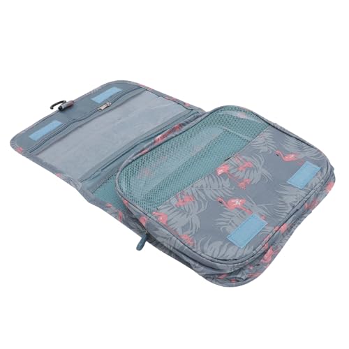DIYEAH Bolsa de Cosméticos Colgante Azul Gancho, Gran Capacidad, Diseño Compacto para Viaje y Organización de Artículos de Tocador
