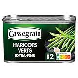 CASSEGRAIN - Haricots Verts Extra-Fins - Cueillis & Rangés à la Main - Nutri-Score A - Emb...