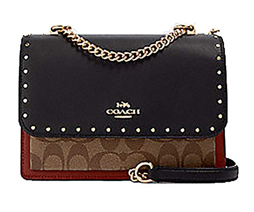image for Coach Women's Klare Crossbody Shoulder Handbag in Signature Coated Can