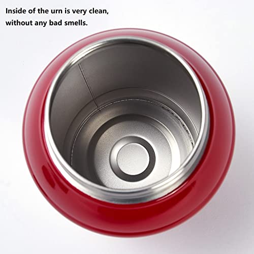 Image of Cremation Urns for Ashes Adult Female, 5.7x4Inch Medium Urns for Human Ashes Adult Female /Male /Mother with Red Angel Wings