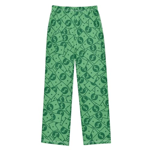 Boys' Pants Dollar Currency Sign Long Bottoms Jogger Pants Elastic Waist Trousers with Pockets S-XL