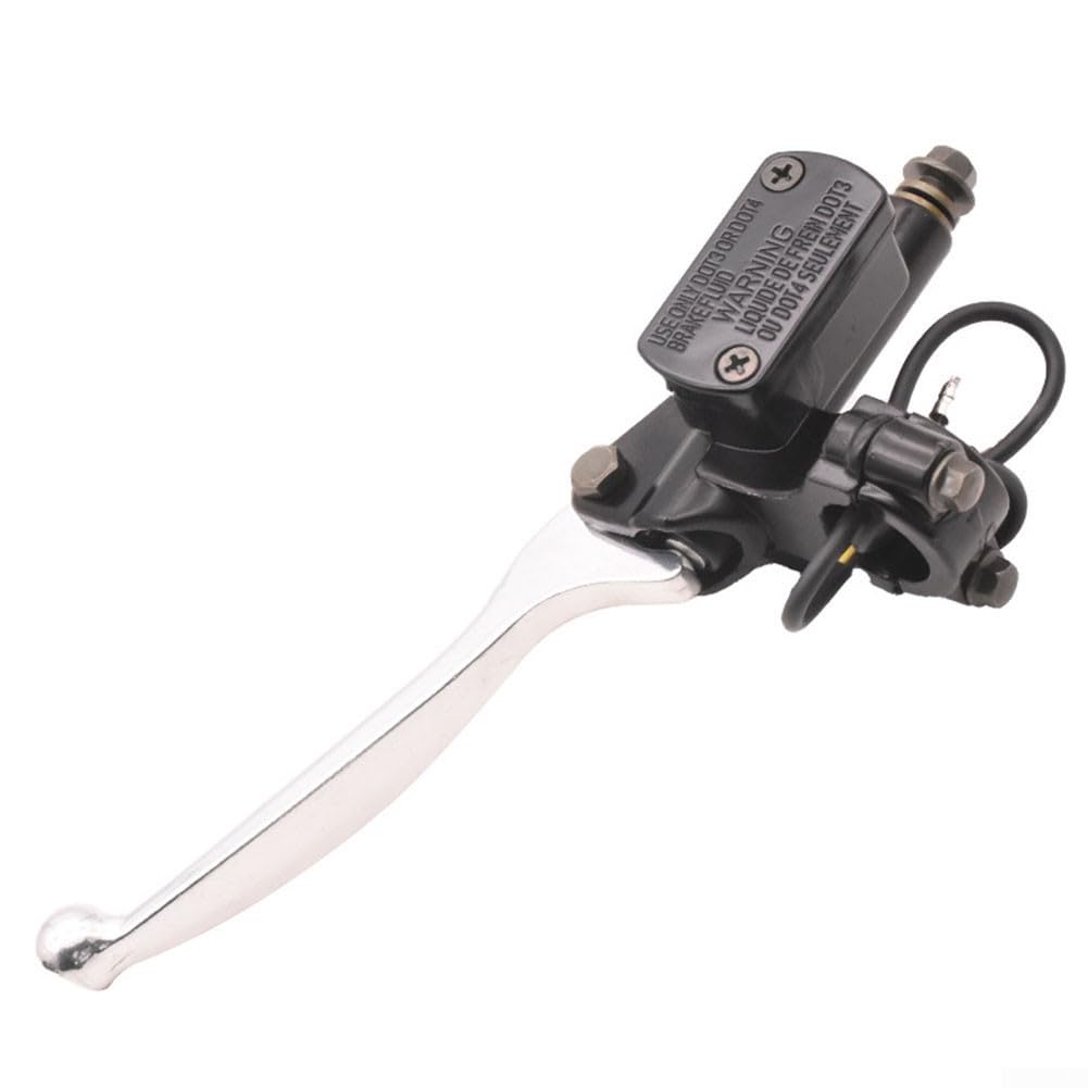 Fastigeaty Hydraulic Brake Lever Right for Dirt for Pitbike for ATV Scooter Go Kart Buggy, 7/8 Inch Alloy Cylinder Handle for Electric for Brake for, Black(8MM Right)