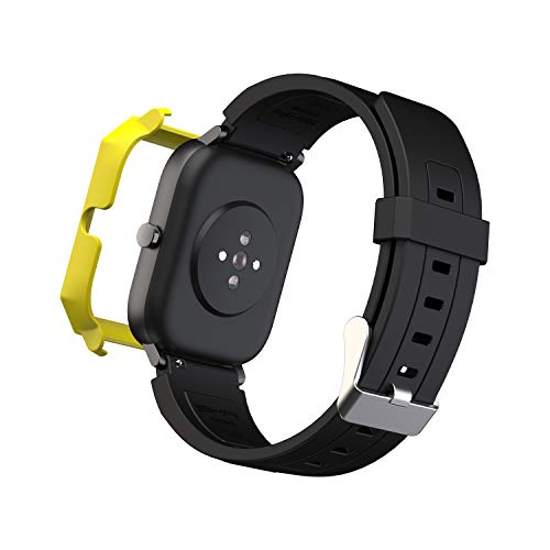Image of SIKAI CASE SIKAI Bumper Case Cover for Amazfit GTS Anti-Scratch Lightweight Shockproof Screen Protector for Huami Amazfit GTS Smart Watch (Yellow)