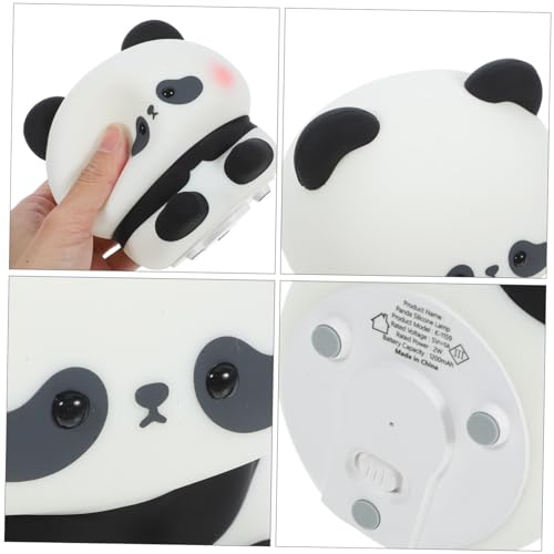 Veilleuse panda dimmable avec éclairage réglable doux et structure silicone incassable - 7