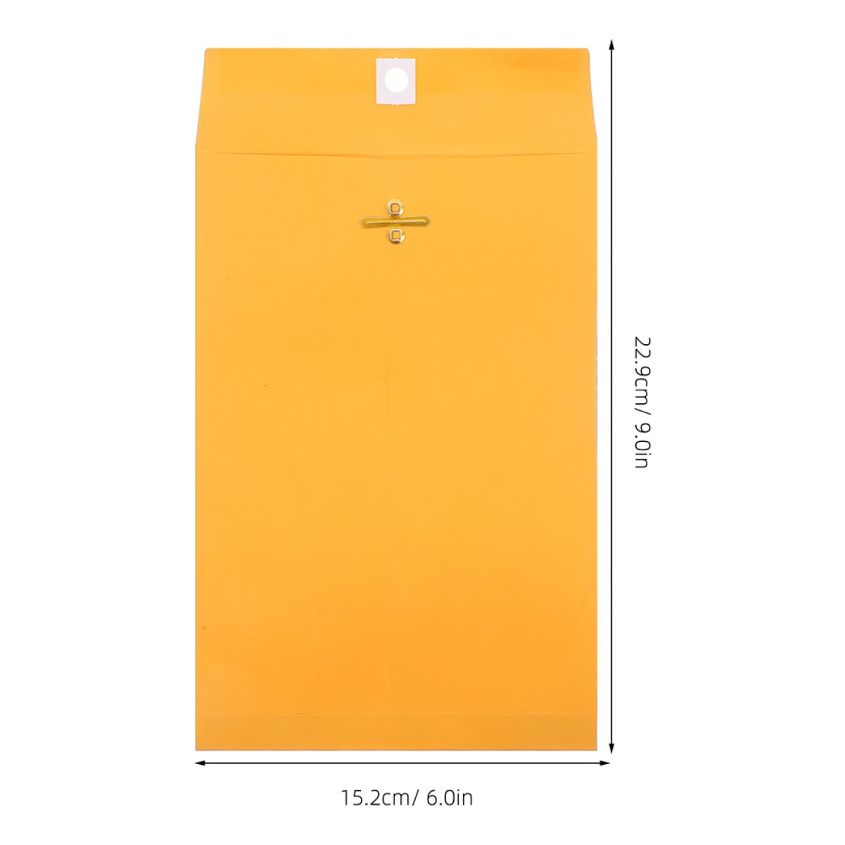 Enveloppes à Rabat 100 Pcs en Papier Kraft Jaune Fer