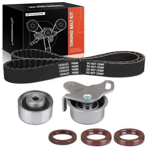 A-premium - A-Premium Engine Timing Belt Kit with Tensioner & Idler & Seal Compatible with Hyundai Accent 1996-1997 1.5L 2001-2011 1.6L & Kia Rio 2006-2011 1.6L, Rio5 2006-2011 1.6L