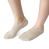 Ruilogod 1 Pair Ladies Skin Color Moisturizing Soften Low Cut Gel Heel Boat Loafer Socks (id: 8c3 225 b6c c74 888