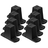PRETYZOOM 8 Piezas Patas Inferiores para Equipaje de Plástico Resistente 5 Cm, Accesorios de Repuesto para Maletas, Patas Laterales para Mochila y Maleta de Viaje