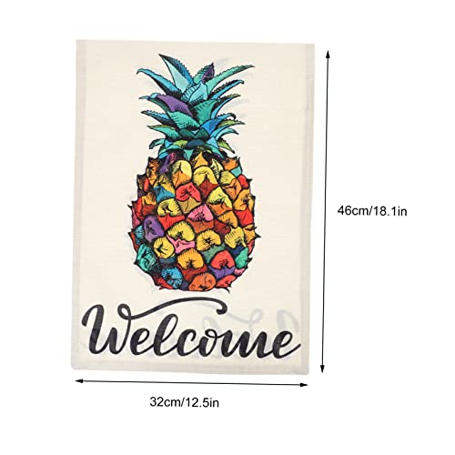 Drapeau de jardin double face résistant motif ananas BESPORTBLE - 8