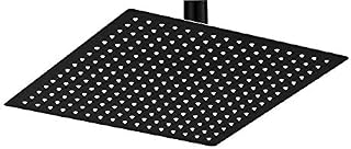 BESy 12 Inch Rain Shower Head, 12" Square Rainfall & High Pressure Stainless
