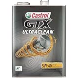 カス トロール(Ca strol) エンジンオイルGTX ULTRACLEAN 5W-40 API SP/CF Performance 4L 4輪ガソリン/ディーゼル車両用 部分合成油
