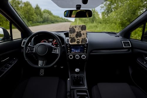 CarBliss Echo – Champ, Sleek Black, Ink Signature scent, Scented Car Air Fresheners (Pack of 3), Multi-Colour Design - Natural Oil Infused Car Perfume - Made in UK. - Image 2