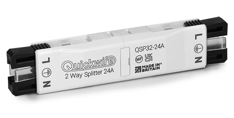 Quickwire 2-way junction box - 24 amp