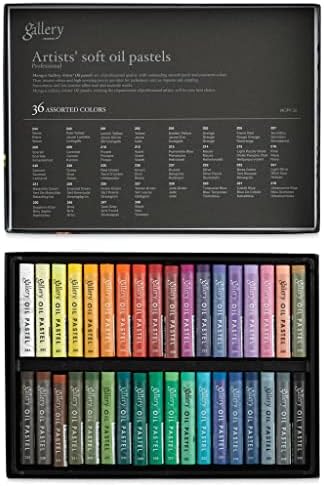 Mungyo Gallery Artists' Soft Oil Pastels Set of 72 Assorted Colors(MOPV-72)