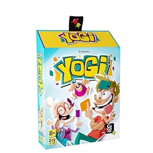 GIGAMIC Yogi | A Silly Card Game with Hilarious Rules for the Whole Family | Spill Proof Cards | Top Party Games for Kids, Teens, & Adults | Quick & Simple Family Fun | Ages 8+ | 3-10 Players | 20 Min