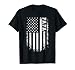 Vintage Papa American Flag 4th of July USA Retro T-Shirt