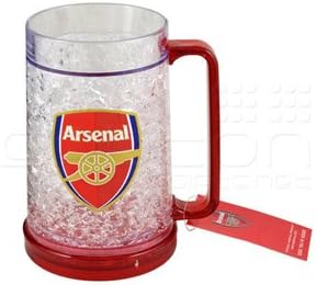 Arsenal Freezer Mug, Plastic, Insulated Coffee Cup, Mug, 470 ml