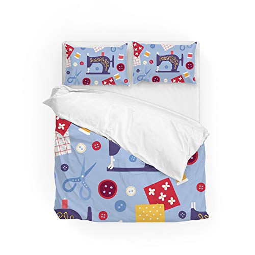 Parure de lit bleu clair pour une chambre à coucher relaxante
