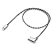 Produktbild Volkswagen 000051446BD Anschlusskabel Datenkabel Ladekabel C auf USB-A Buchse Adapterkabel Premium Kabel 70cm, Silber