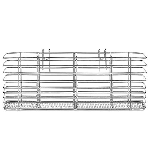 Slideep Stainless Steel Cutlery Utensil Holder Silverware Organizer Rack With Hooks Removable Drying Rack Silverware Holder Utensil Cutlery Basket Kitchen Dish Drainer Dish Drying Rack #TOP1