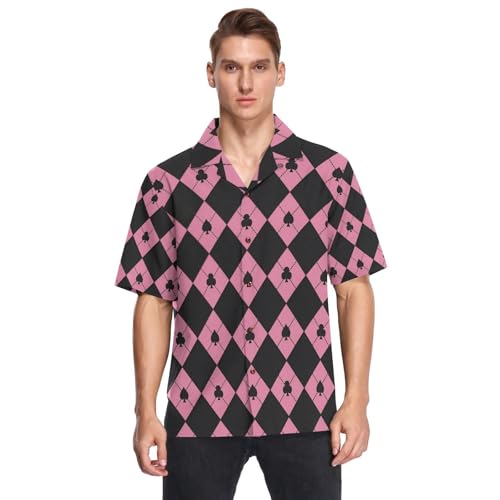 Chemise homme motif poker et saint-valentin le cadeau idéal pour lui