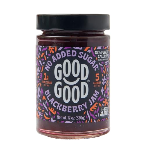 GOOD GOOD Blackberry Jam - No Added Sugar - Low