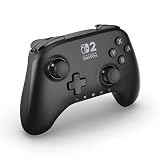 Bezprzewodowy kontroler PowerA Advantage do Nintendo Switch 2 – czarny, oficjalna licencja, efekt Halla, mapowalne przyciski, kontroler Pro, przycisk C, sterowanie ruchem, ergonomiczny chwyt