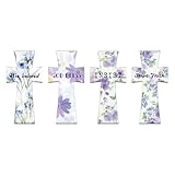 Jsnwernb Religiöse Lesezeichen – Magnetische Lesezeichen Bibelblumen inspirierend | 4 Stück Lesezubehör für Weihnachten Geburtstag Schule Büro Kirche | Geschenk Geburtstag Kirche Büro Zuhause