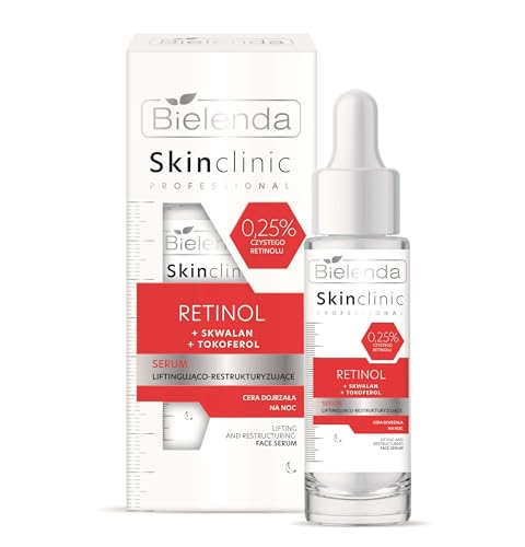 Image of Bielenda Skin Clinic Professional 0.25% Retinol Lifting And Restructuring Night Serum for Mature Skin 30ml