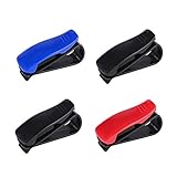 Materialien & exquisites Design ▶Auto brillenhalter sind aus hochwertigem ABS-Material, unverwechselbare Persönlichkeit, kleine Größe, nimmt keinen Platz ein, man kann Sonnenbrillen und eine Karte befestigen.