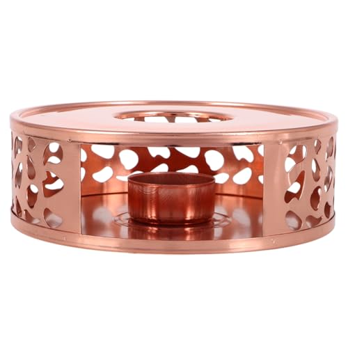 COLLBATH Teapot Warmer Base Elegant Candle Heating Stand for Quick Tea Heating Versatile Use with Tea and Candles Design for Home Enjoyment