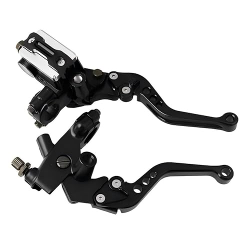 Levier d'embrayage de moto CNC en aluminium pour guidon 7/8 pouces avec maître-cylindre