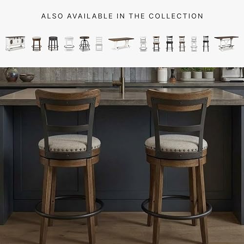 Signature Design by Ashley Valebeck Counter Height Bar Stool, Brown - image 8