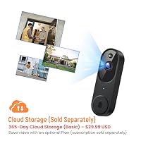 GridTera Smart Video Doorbell Camera Wireless, AI Human Detection and Instant Alerts, Night Vision, 2-Way Audio, Battery Powered, Cloud Storage Sold Seperately, 2.4G WiFi (Chime Included) — image 7