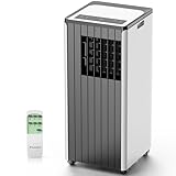 FIOGOHUMI 12000BTU Portable Air Conditioners - Portable AC Unit with Built-in Dehumidifier Fan Mode for Room up to 350 sq.ft. - Room Air Conditioner with 24H Timer & Remote Control Window Mount Kit…