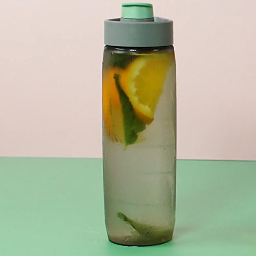 Garrafa Água Gelo Para Academia Squeeze Fitness Soft Uso Pessoal 660 ml Chumbo