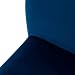 Tuoni, Juego de 4 sillas Moma azul, terciopelo azul, diseño moderno, ideales...