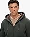 Superdry Men's Borg Lined Zip Hoodie, Ivy Green, L