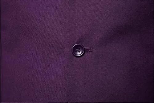 Men's Suit Vest Business Wedding Party Sleeveless V-Neck Solid Color Vest Jacket4