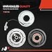 A-Premium Air Conditioner AC Compressor Clutch Kit Compatible with Subaru Forester 2014-2018, Impreza 2012-2016, Crosstrek 2016, XV Crosstrek 2013-2023, WRX 2015-2020, 2.0L 2.5L