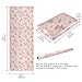 ALAZA Cherry Bow Floral Pattern Yoga Mat Non Slip Fitness Exercise Mat, Workout Mat for Yoga, Pilates and Floor Exercises