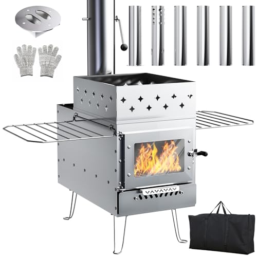 Sauna Hot Tent Stove Camping Heater Rocket stove Portable Pellet