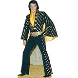 SC2551 Elvis Yellow Scarf Cardboard Cutout Standee Standup