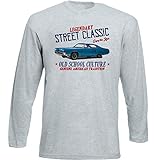 1965 mercury marauder 427  TEESANDENGINES Herren Langarmshirt Mercury Marauder Grau Gr. L, grau