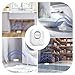 TECKNET Water Leak Detectors for Home, 120dB Water Sensor Alarm Leak Detector, IP66 Waterproof, Water Leak Detectors for Bathroom, Sink, Laundry, Window, Basements, Kitchens(3 Pack, Battery Included)