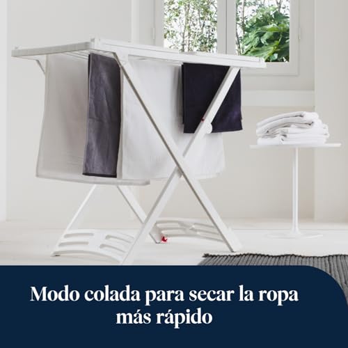 Miniatura 4 de De’Longhi Tasciugo AriaDry Light - Deshumidificador portátil con tecnología Zeolite e ionizador, Elimina hasta 6 L/día, seca la ropa, anti-moho y silencioso, Función swing y temporizador, Gris (DNS65)