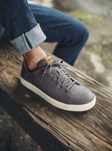 Image of OluKai Lae'ahi Li 'Ili Men's Waterproof Leather Sneaker, Versatile & Casual Everyday Shoe, All-Day Comfort & Support, Enhanced Grip & Traction